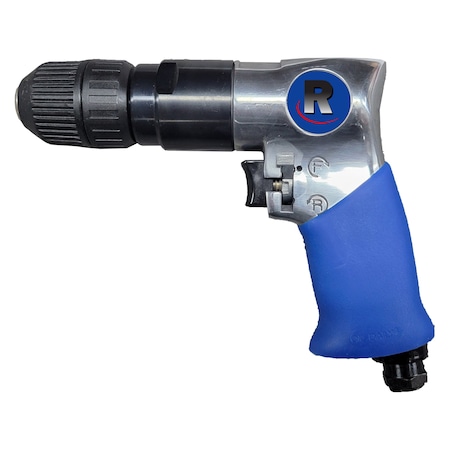 Rockford 3/8'' Reversible Pistol Grip Drill with Cushion Grip & Keyless Chuck R3810G